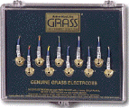 EEG Electroden van Grass Telefactor, set van 10 stuks